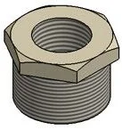 BUCHA DE REDUCAO A105 3000# BSP 1.1/2" X 1.1/4"
