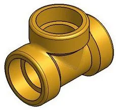 TEE 90° A105 6000# SW 1/4"