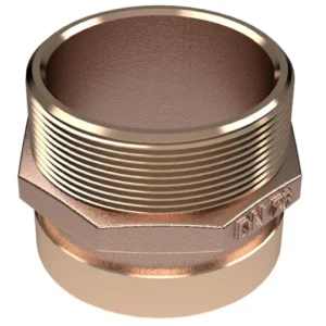 ADAPTADOR LATÃO RANHURA 76mm X ROSCA BSP (76mm) 61,50MM UNIKAP 2.1/2