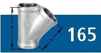 TEE 90° GALV BSP 150# TUPY 6"