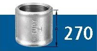 LUVA BSP - GALVANIZADA 1.1/2"