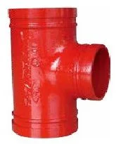 TEE RANHURADO DE REDUÇÃO 4 x 2,1/2" (114X76mm)