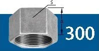 TAMPÃO SEXTAVADO GALV BSP 150# TUPY 1.1/2"