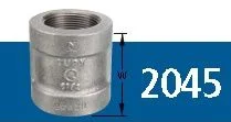 LUVA GALVANIZADO NPT 300# TUPY 1/2"