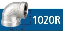COTOVELO DE REDUÇÃO GALVANIZADO NPT 150# TUPY 1.1/2" X 1.1/4"