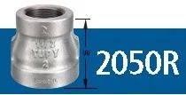 LUVA DE REDUÇÃO GALVANIZADO NPT 300# TUPY 1.1/2" X 1.1/4"