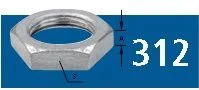 CONTRAPORCA BSP - GALVANIZADO 1.1/2"